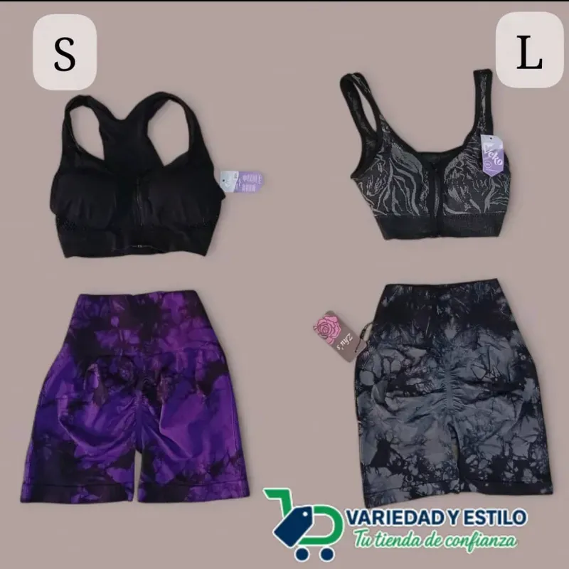 Conjunto de licra y top