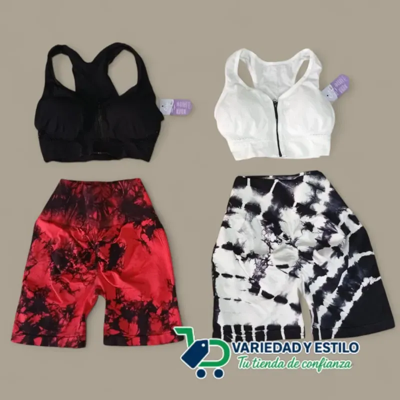 Conjunto de licra y top