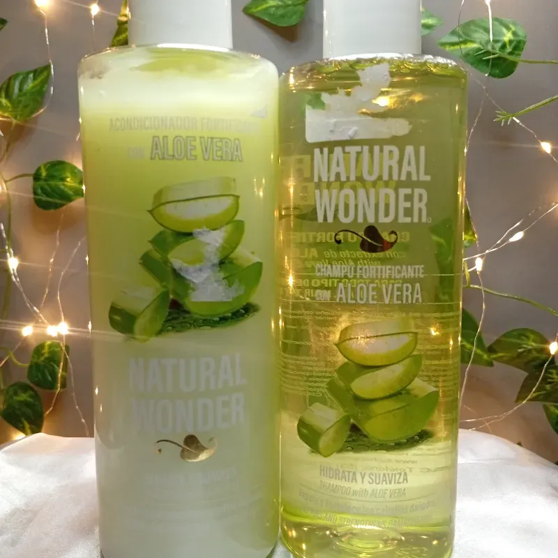 Conjunto de shampoo y acondicionador de aloe