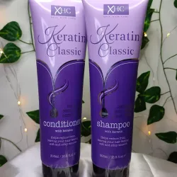 Conjunto de shampoo y acondicionador de Keratina