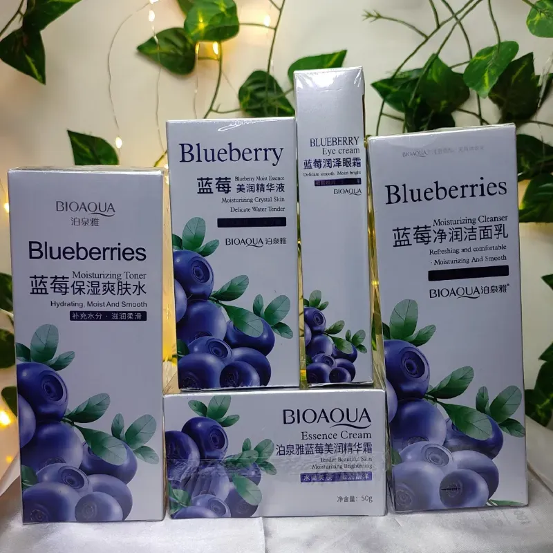 Conjunto de skin care de moras azules 