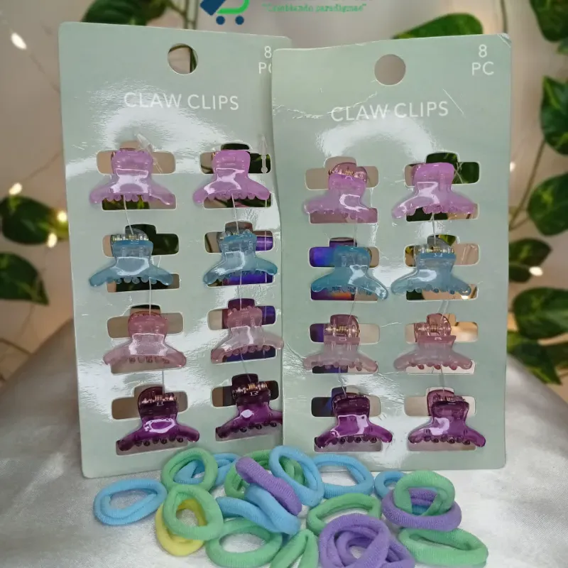 Pak de pinzas para el cabello 