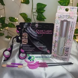 Kit para aplicar pestañas en casa 