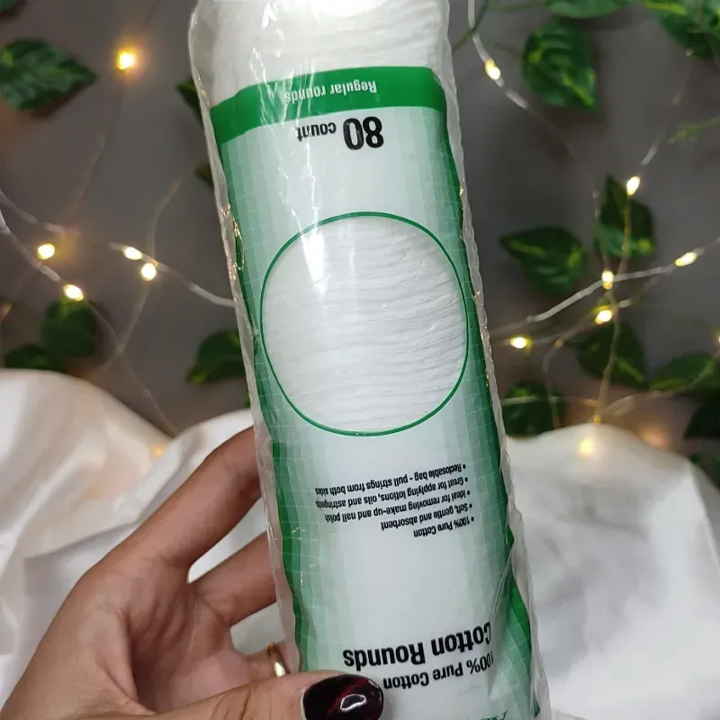 Pads removedores de maquillaje 