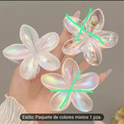 Pinzas tornasol para el cabello 