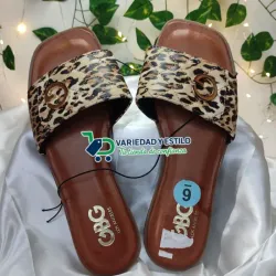 Sandalias de leopardo 