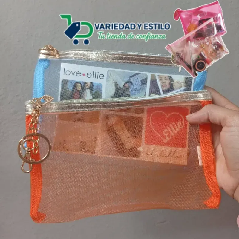 Set de bolsas de maquillaje 