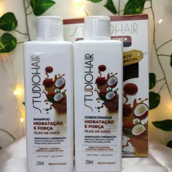 Shampoo y acondicionador de coco