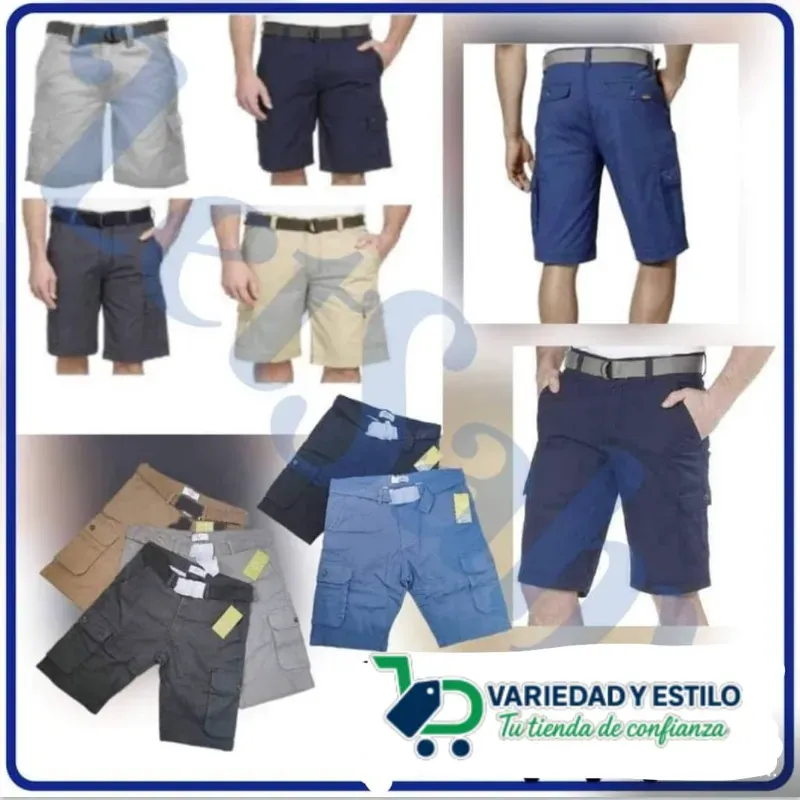 Short con cinturón 