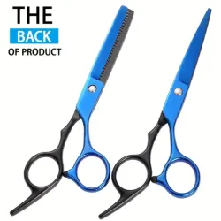 Tijeras para peluquería profesional ( azul y negras )
