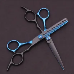 Tijeras Profesionales de Barbería Corte y de entresacar 