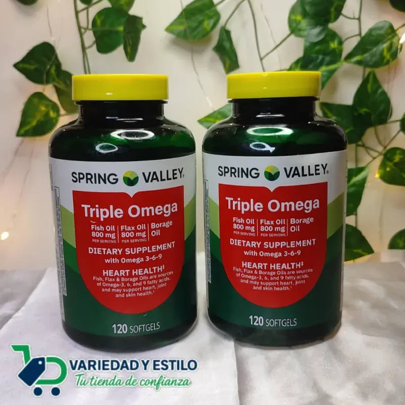 Triple Omega 120 cápsulas de softgel