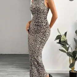 Vestido de leopardo 