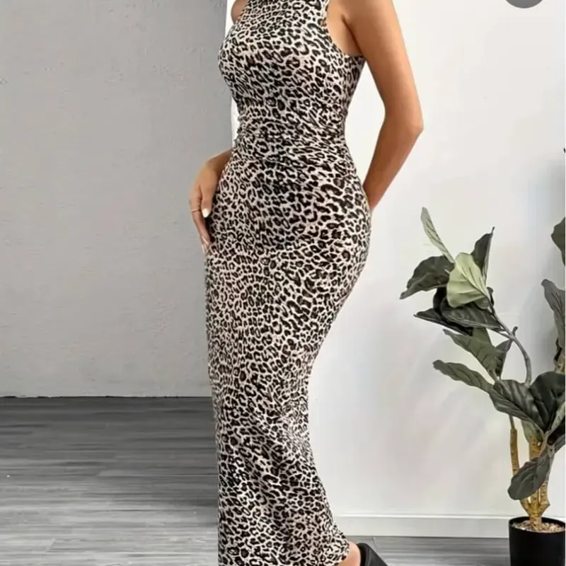 Vestido de leopardo 