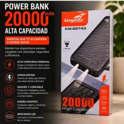 Cargador portátil con linterna