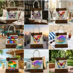 👜 Carteras de lienzo y piel