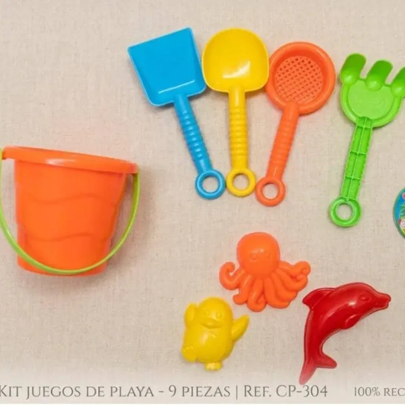 Cubitos y juguetes de playa 🏖