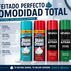 Espuma de afeitar para hombre