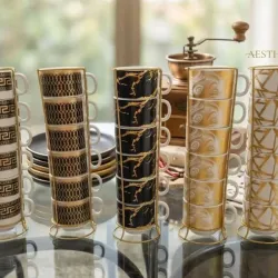 Taza de café con base