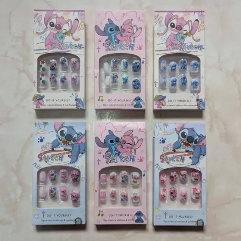 Uñas de niñas con diseño en 3D