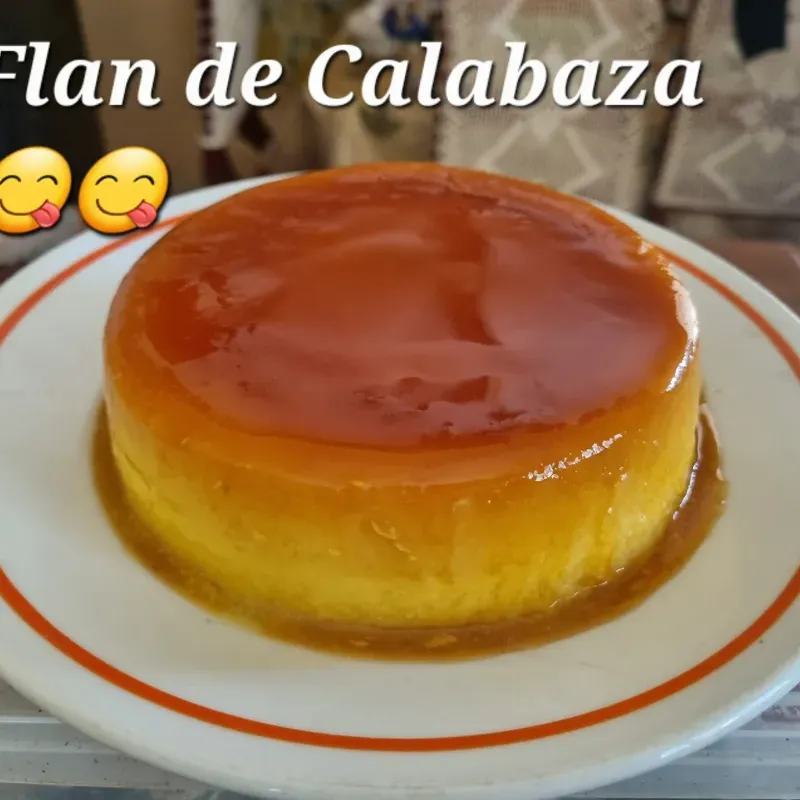 Flan de calabaza 
