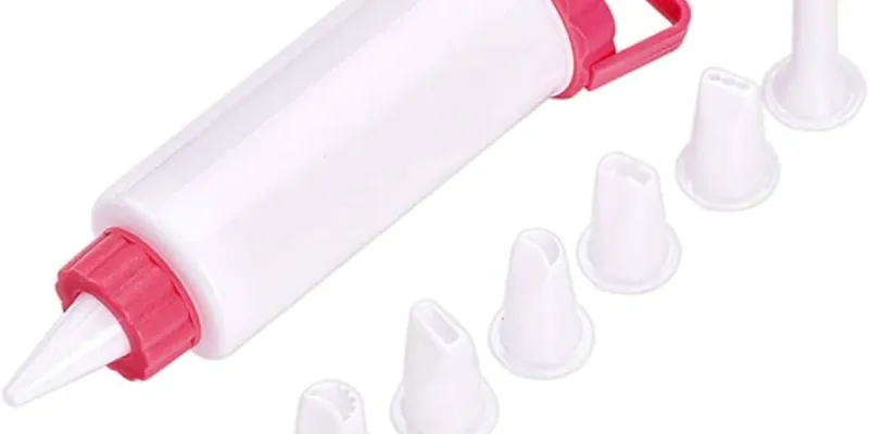 Jeringa plastica para decorar