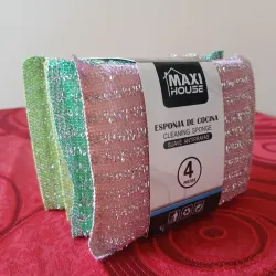 Combo de 4 esponjas de cocina