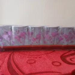 Paquete de 6 vasos medianos