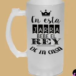 JARRA CRISTAL CERVECERA PERSONALIZADA