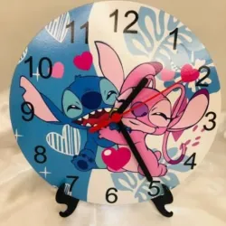 RELOJ DE MESA 4 PETALOS MDF PERSONALIZADO