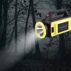 LINTERNA SOLAR RECARGABLE.