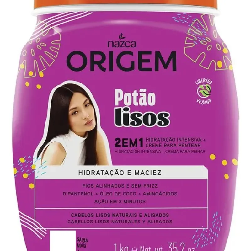 Crema para peinar ( cabello liso)