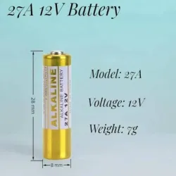 Pilas Alcalina 12V 27A
