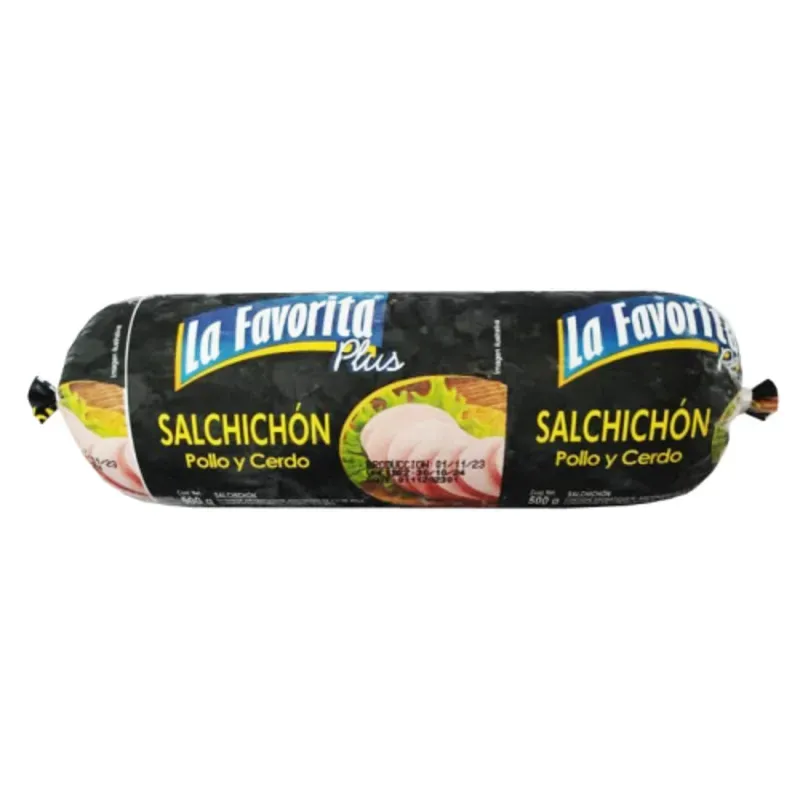 Salchichón de pollo y cerdo 