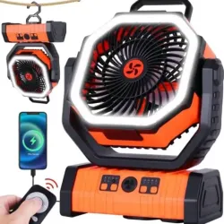 Ventilador recargable 