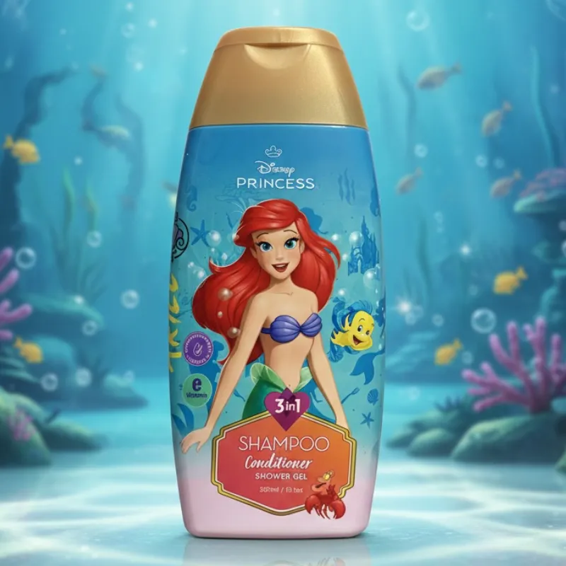 Shampoo 3 en 1 - Sirenita Ariel