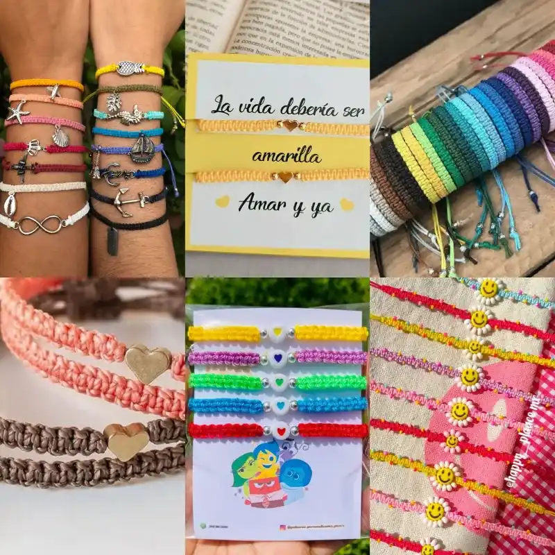 Pulseras tejidas 