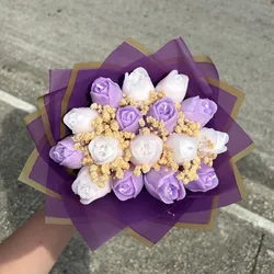 Bouquet 15 tulipanes 💐 💜