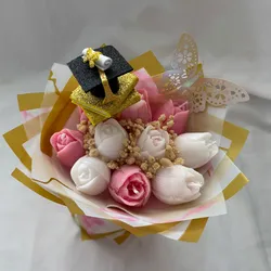 Bouquet de 10 tulipanes 🌷 🎓