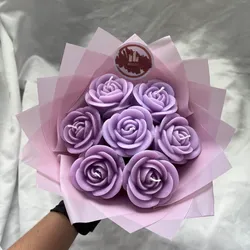 Bouquet de 7 rosas 💜