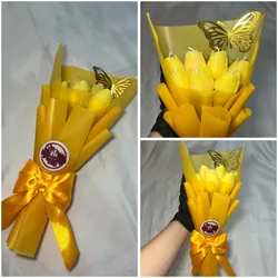 Bouquet de 7 tulipanes 💐