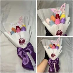 Bouquet de 7 tulipanes 💐