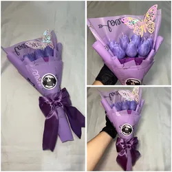 Bouquet de 7 tulipanes 💐