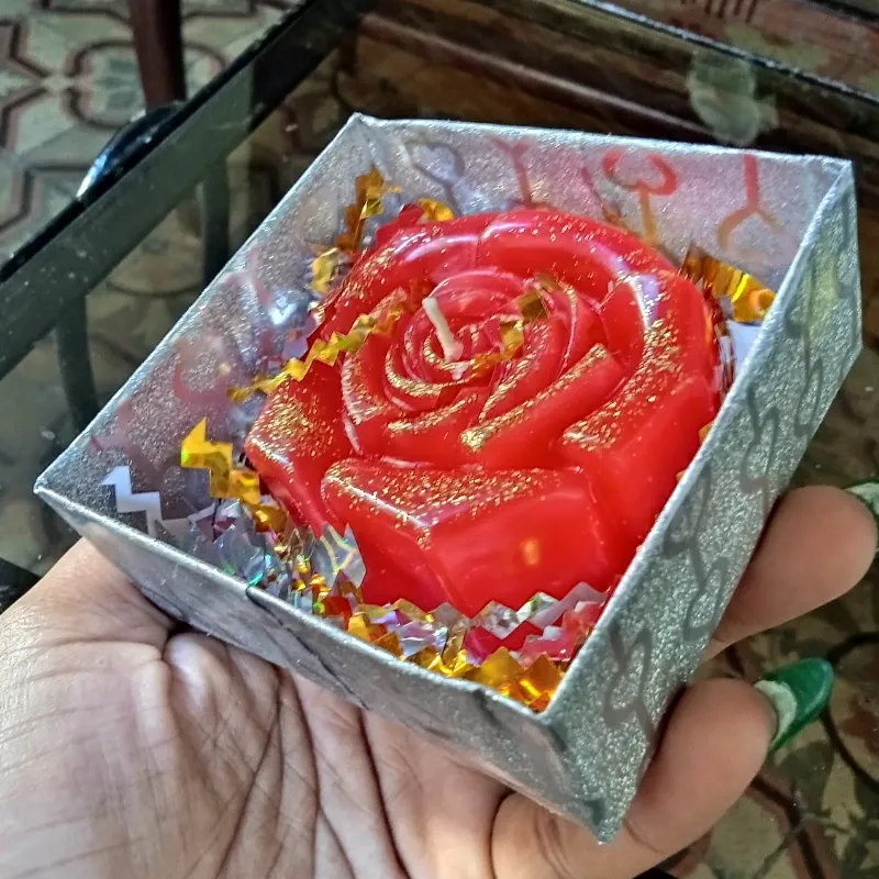 Estuche de 1 rosa