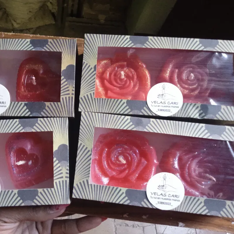 Estuche de 2 rosas 