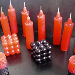 Estuche de 2 velas cilindricas 