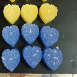 Estuches de 3 corazones medianos 