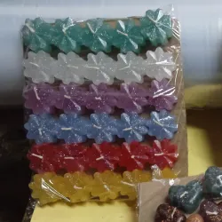 Paquete de 30 velitas pequeñas de flores 