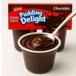 Pudding Delinght  Pudding de natilla sabor chocolate