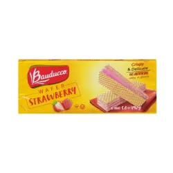 Sorbetos rellenos con crema sabor a fresa Bauducco